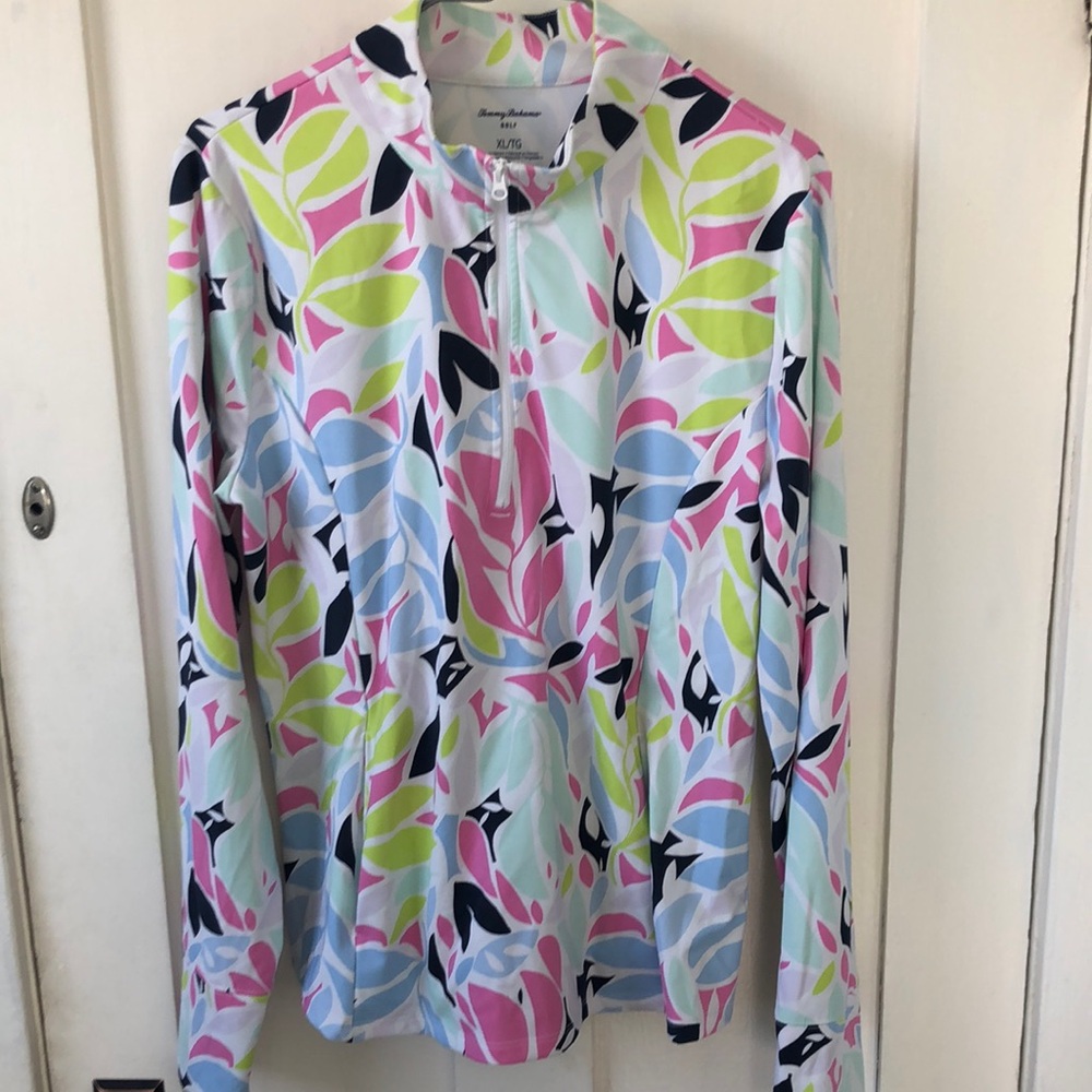 Tommy Bahama Xl golf/tennis half zip